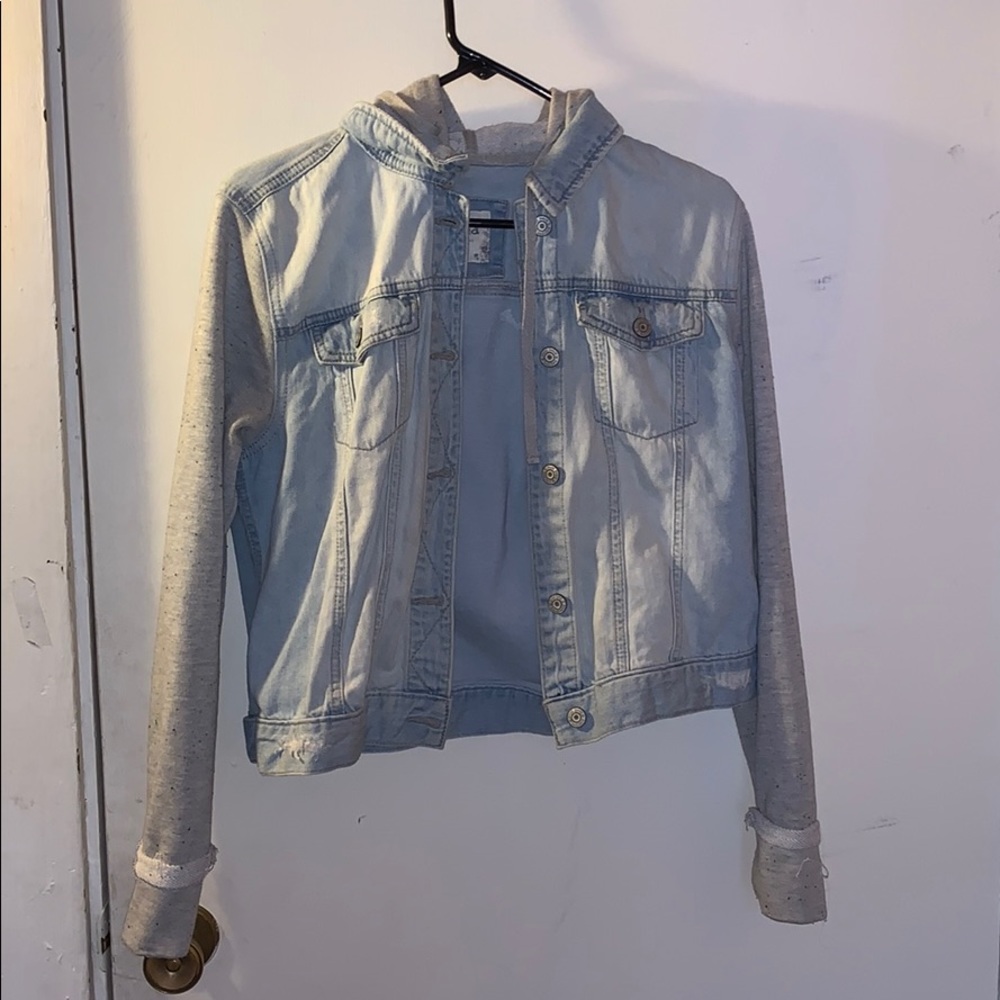 Mudd Jean/Sweatshirt Jacket Lightwash